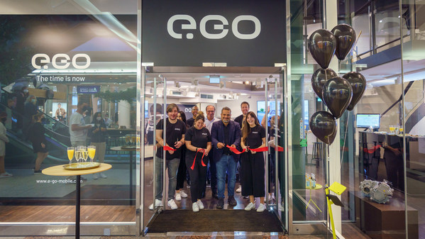 Team e.GO Mobile inaugurating the first e.GO brand store in Dusseldorf, Germany Team e.GO Mobile inaugurating the first e.GO brand store in Dusseldorf, Germany