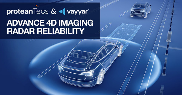 Vayyar adds proteanTecs’ predictive analytics to automotive 4D imaging radar-on-chip platform Vayyar将proteanTecs的数据预测分析技术添加到汽车4D成像片上雷达平台中